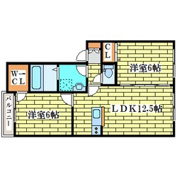 フォレスタ北野の物件間取画像